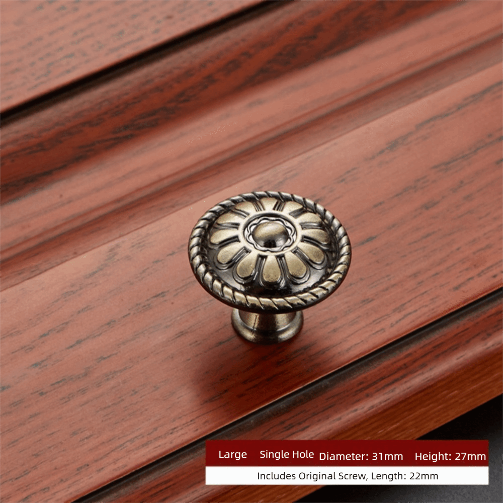 Furniture Hardware Pulls - Bronze With Screw Cupboard Wardrobe Cabinet