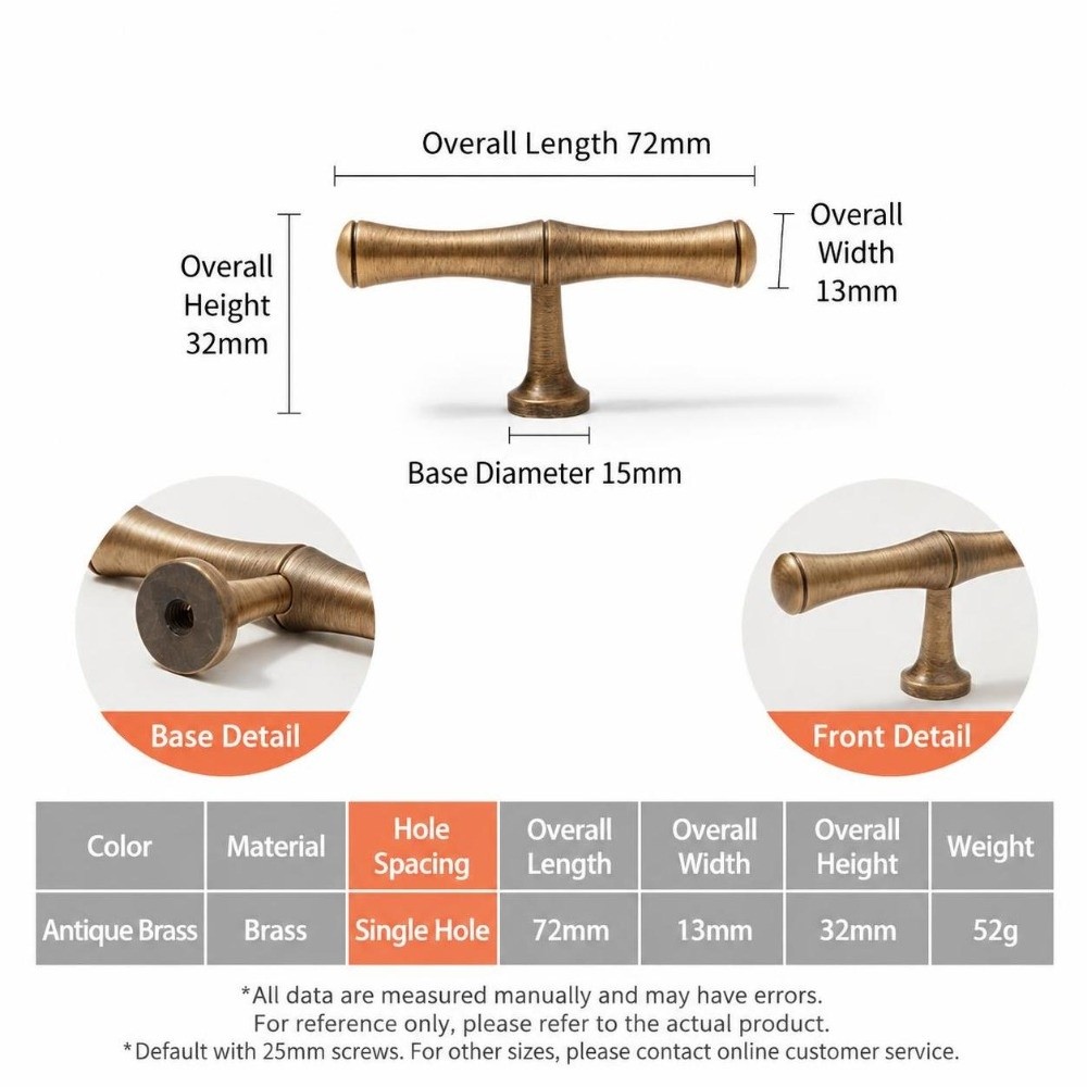 Furniture Hardware Pulls - Unique Solid Brass Cabinet Door Handles