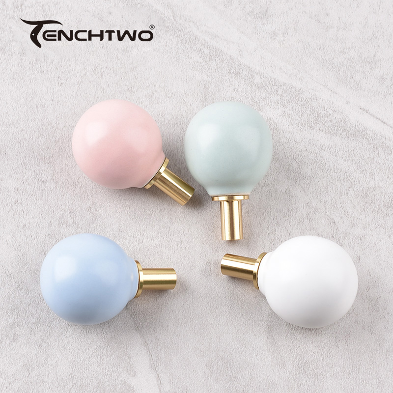 Round Ceramic Hook Clothes Han - Universal Furniture Hardware 评论和价格