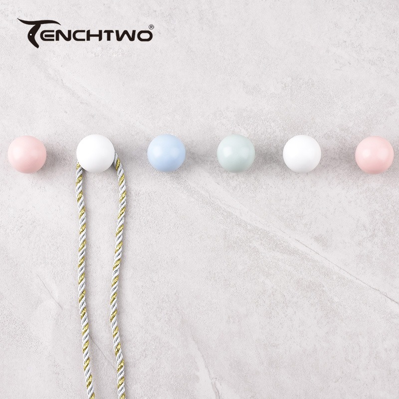 Round Ceramic Hook Clothes Han - Universal Furniture Hardware 评论和价格