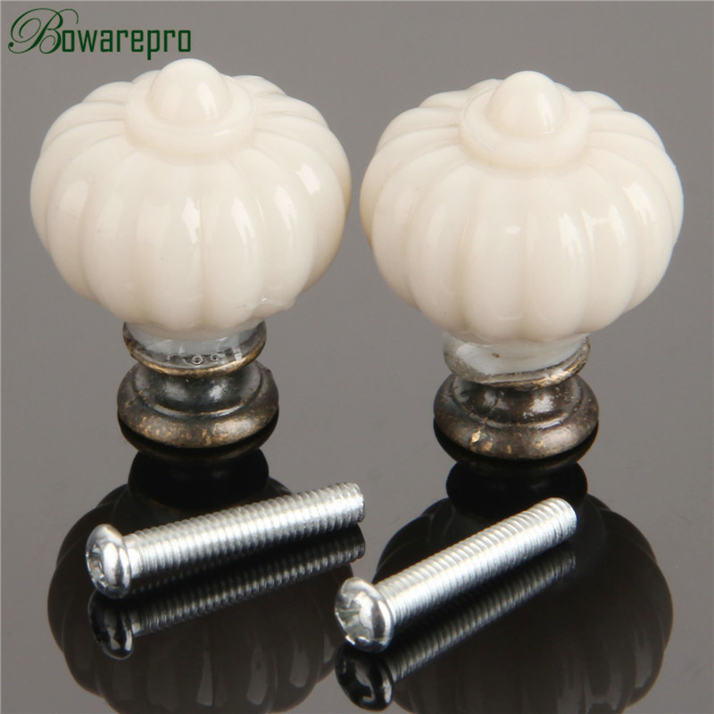 1Pc Acrylic Ivory White Pumpki - Furniture Hardware Pulls 评论和价格
