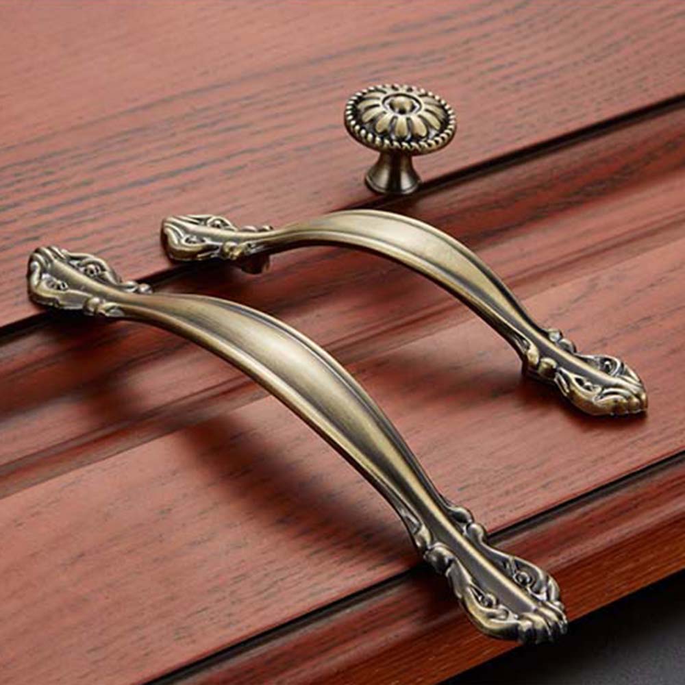 Vintage Bronze Wardrobe Dresse - Furniture Hardware Pulls 评论和价格