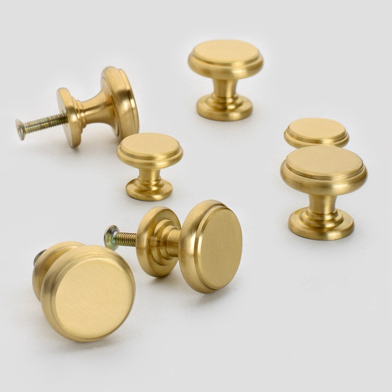 Brass Knobs Cabinet Handles Ki - Furniture Hardware Pulls 评论和价格