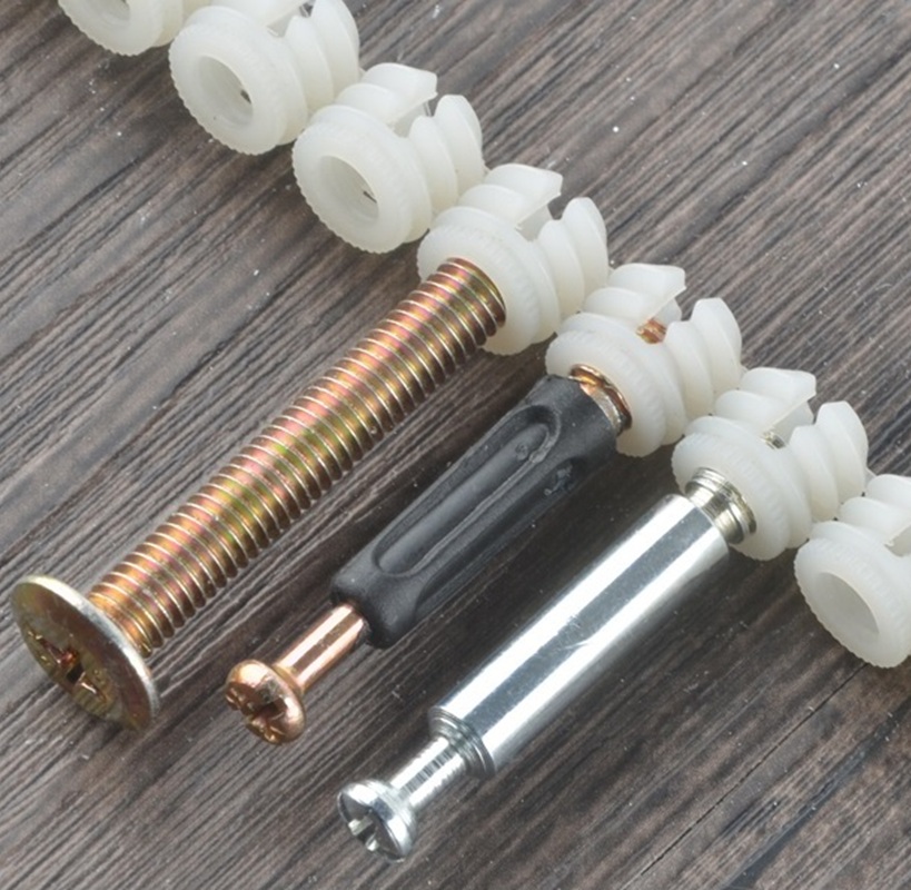 1000Pcs Plastic Zinc M6 Insert - Cam Lock Nut 评论和价格