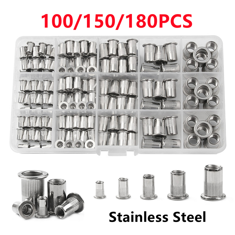 100/150/180pcs Stainless steel - Cam Lock Nut 评论和价格
