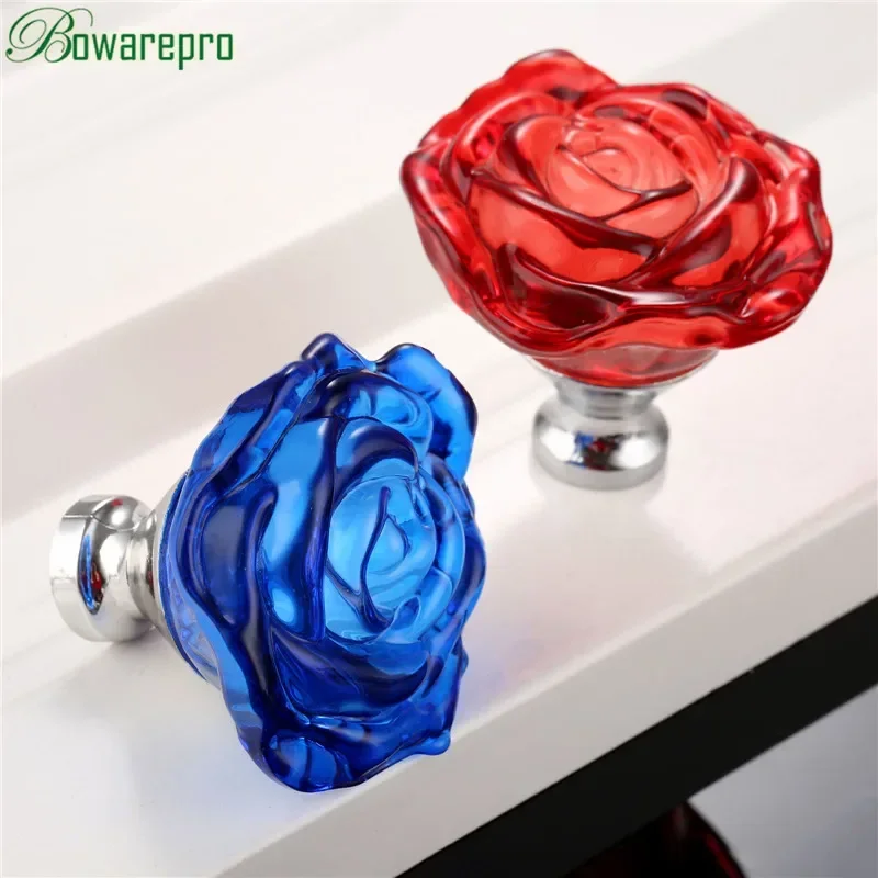 bowarepro 50MM Crystal Rose Gl - Furniture Hardware Pulls 评论和价格