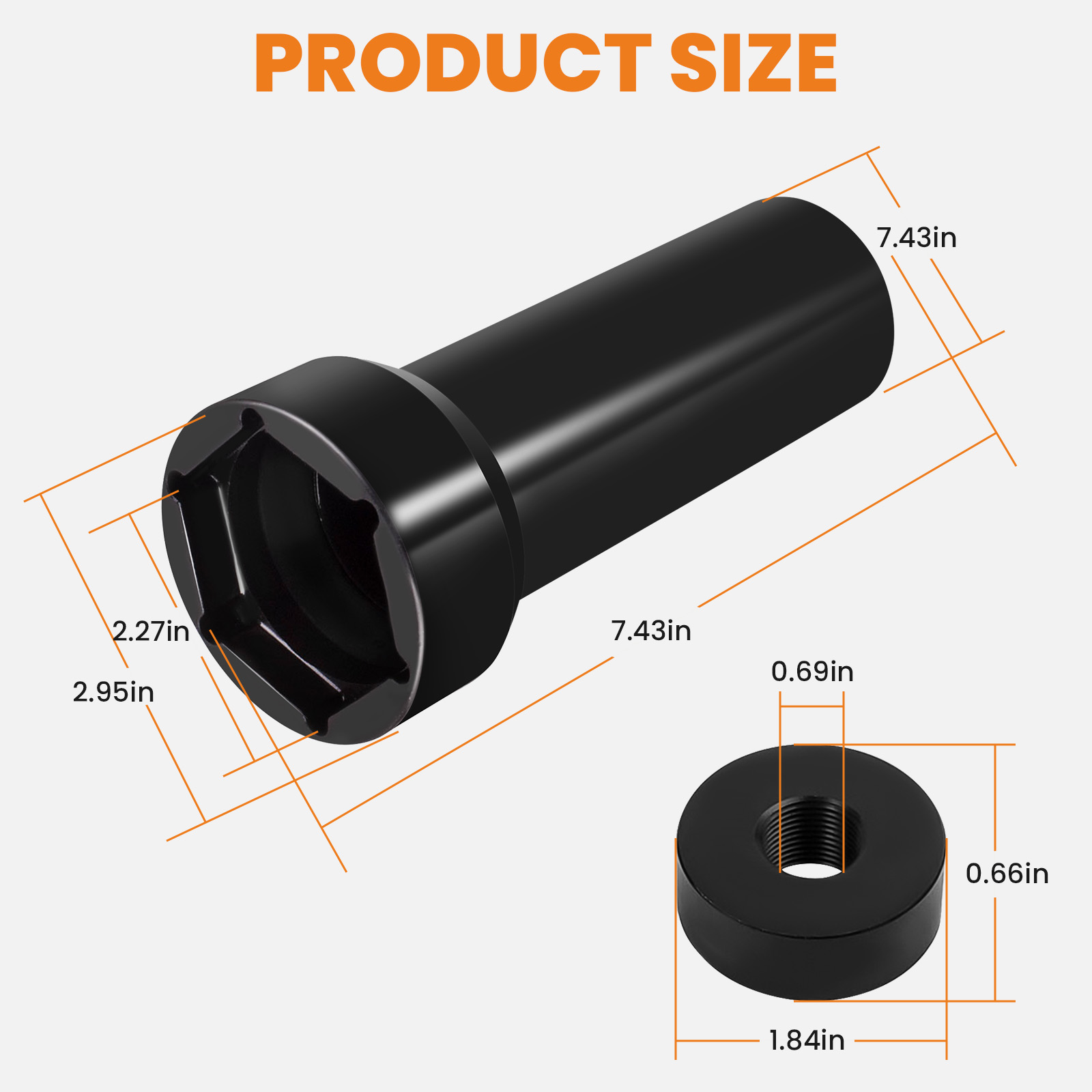 Mainshaft Lock Nut 2 1/4