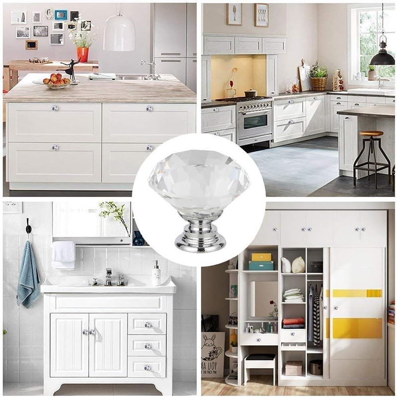 6Pcs Cabinet Knob with Screws  - Furniture Hardware Pulls 评论和价格
