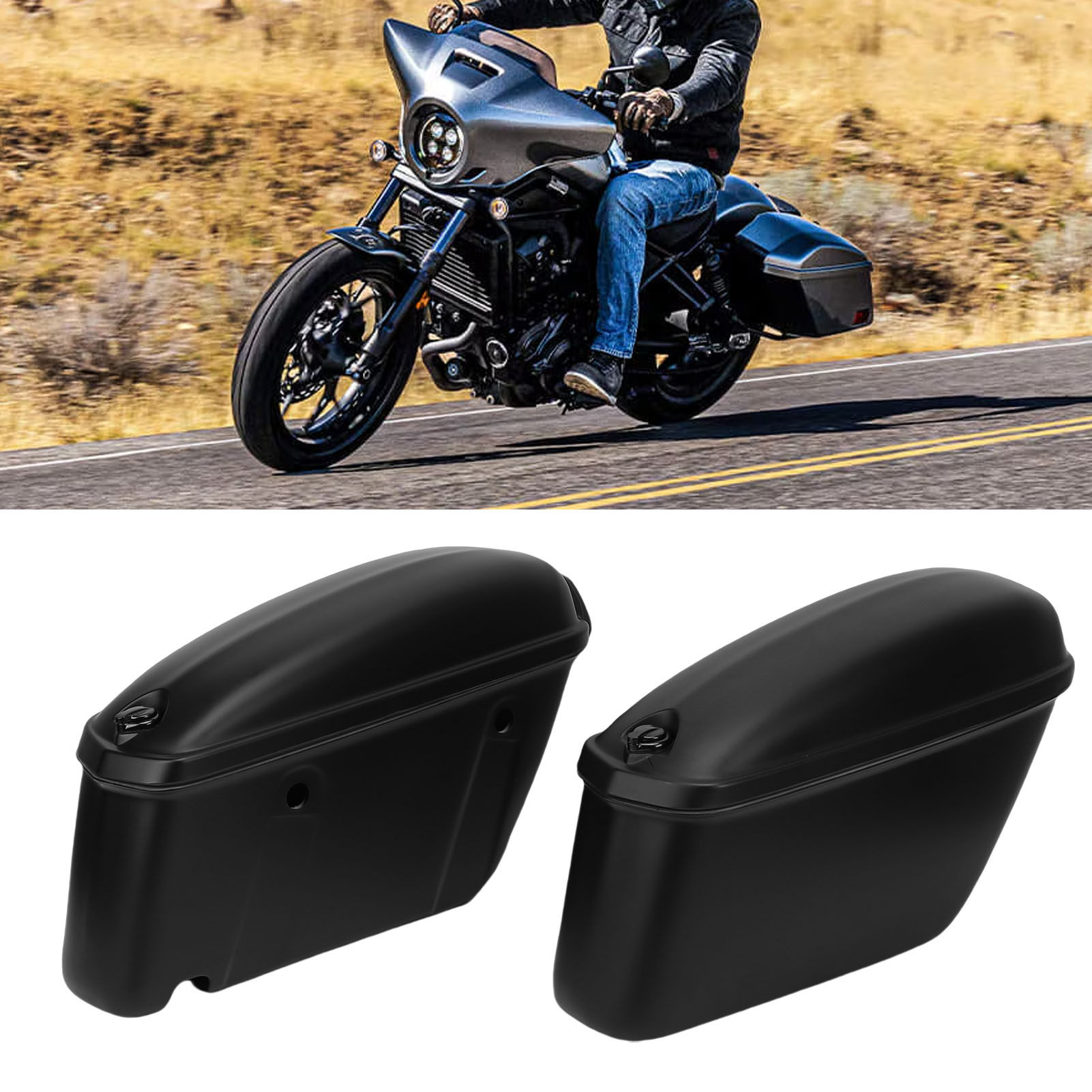 22L Motorcycle Hard Saddle Bag - Universal Furniture Hardware 评论和价格