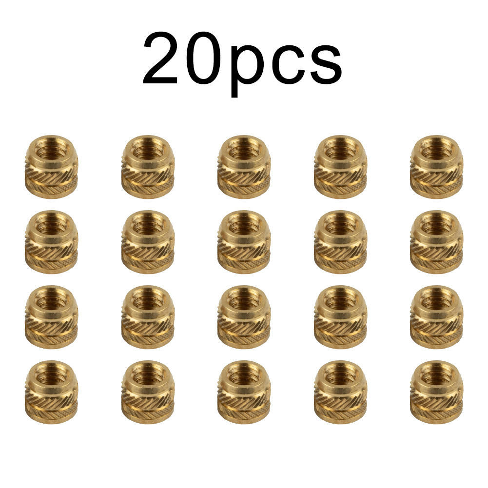 20pcs Brass Nuts 1/4-20 Thread - Cam Lock Nut 评论和价格