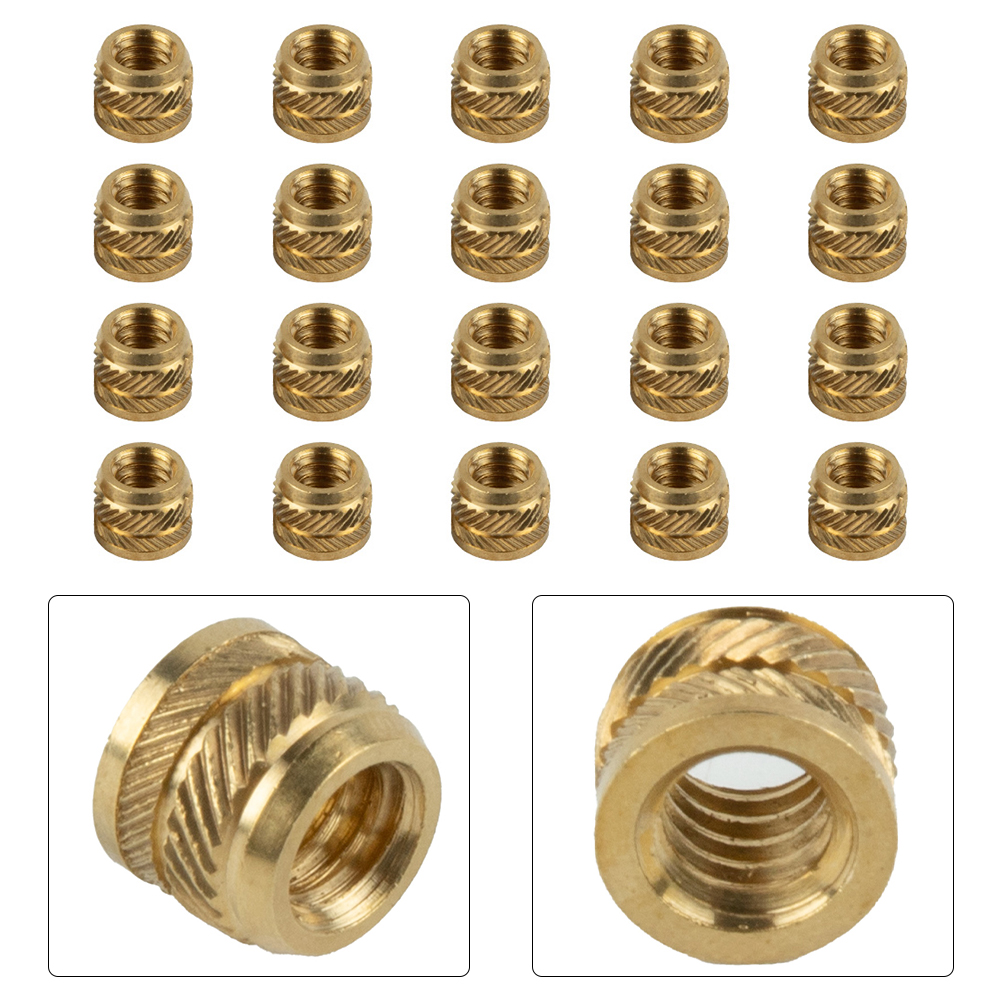 20pcs Brass Nuts 1/4-20 Thread - Cam Lock Nut 评论和价格